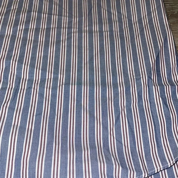 New nwt Nautical long sleeve button down wrinkle resistant stripe shirt size xl - Picture 7 of 7